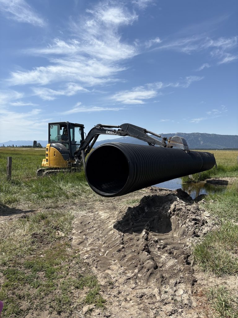 Pipe1-Sm - Tractor and Cleanup Water and Sewer Main Repair