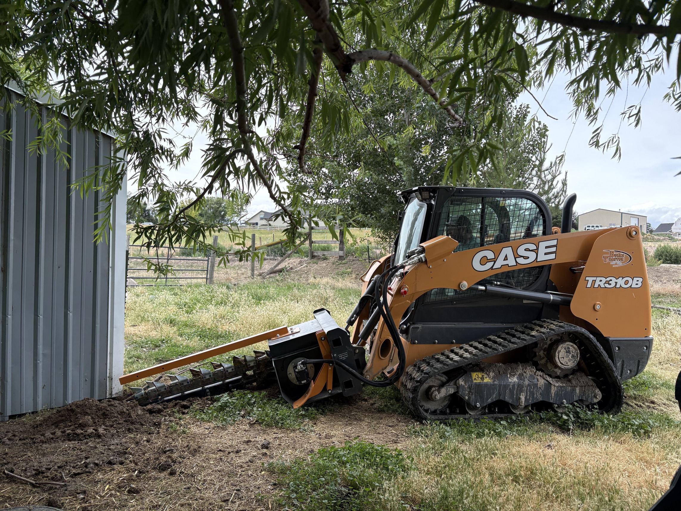 Trenching Caldwell Services - Tractor and Cleanup trenching Caldwell services
