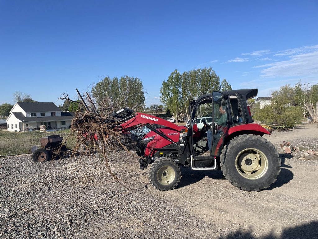 Tractor1_40 - Tractor and Cleanup tractor Caldwell services mowing, disking, corrugating, and v-ditching in Caldwell, ID
