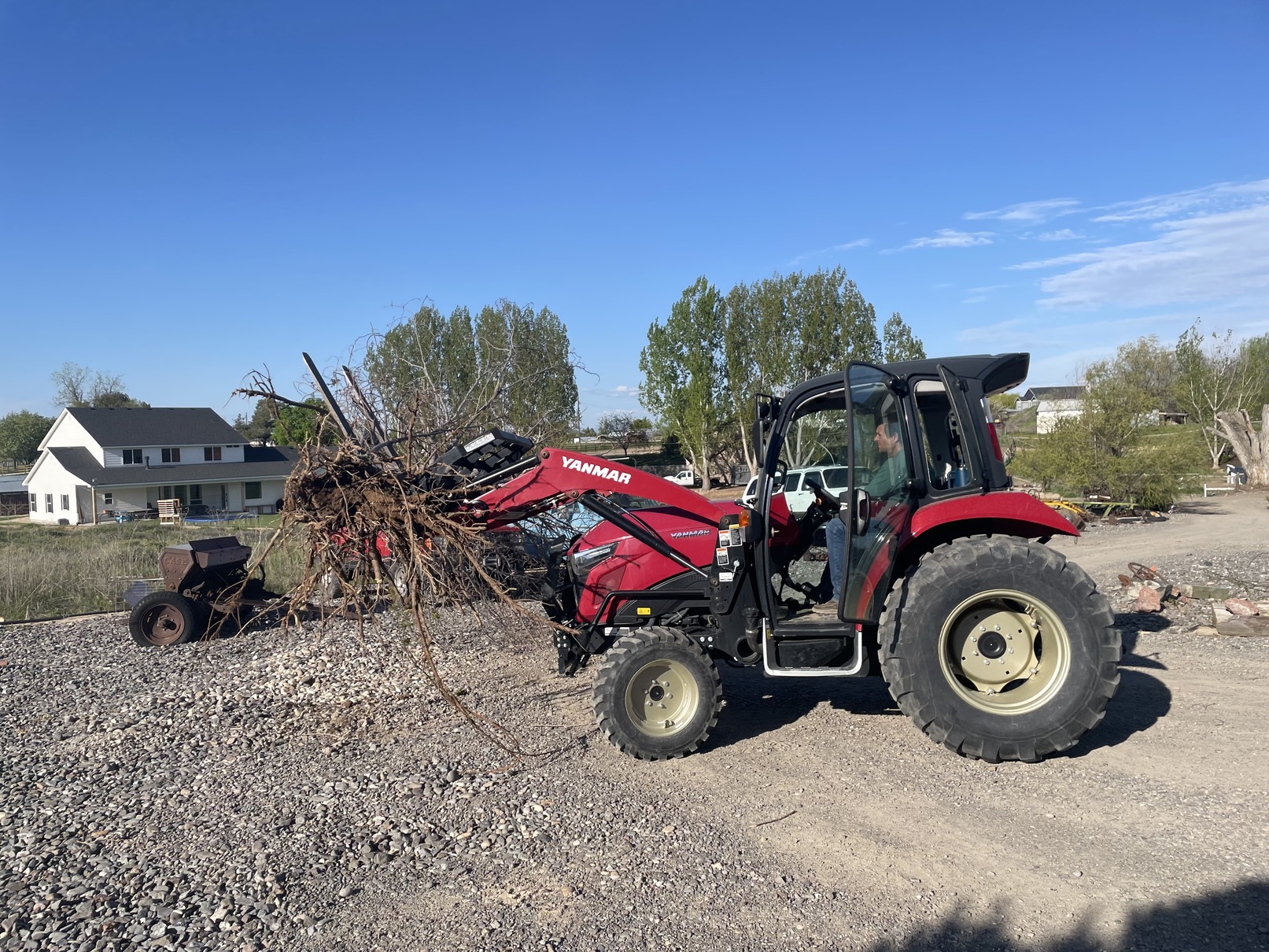Tractor1_40 - Tractor and Cleanup tractor Caldwell services mowing, disking, corrugating, and v-ditching in Caldwell, ID