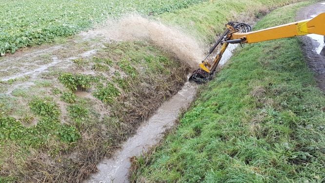ditch-cleaning - Tractor and Cleanup ditch cleaning Caldwell services