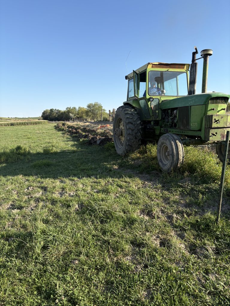Ditch Cleaning - Tractor and Cleanup ditch cleaning with excavator